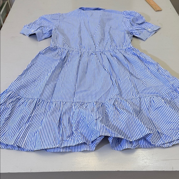 J. Crew Striped smocked shirt-dress Size Small - Picture 9 of 9